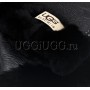 Черные кожаные перчатки UGG Gloves Tenney Black