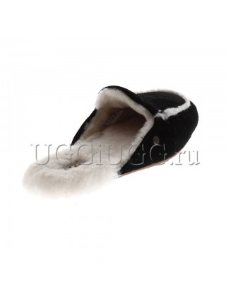 Женские лоферы черные UGG Lane Slip-on Loafer Black