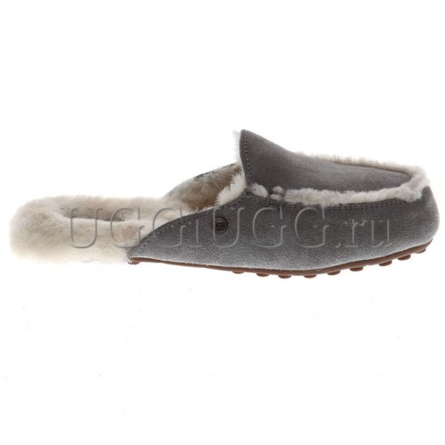 Женские тапочки лоферы UGG Lane Slip-on Loafer Grey
