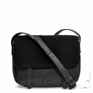 Черная сумка UGG Bia Mini School Bag Leather Black