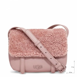 Розовая сумка UGG Bia Mini School Bag Leather Dusk