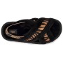 Сандалии с принтом черные UGG Disco Cross Slide Tiger Print Sandal
