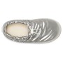 Женские дутики серебряные UGG Maxi Heritage Braid Clog Metallic Silver
