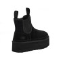 Высокие черные ботинки на платформе UGG Neumel Chelsea Black
