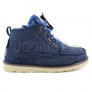Мужские угги ботинки синие UGG Mens Beckham Navy