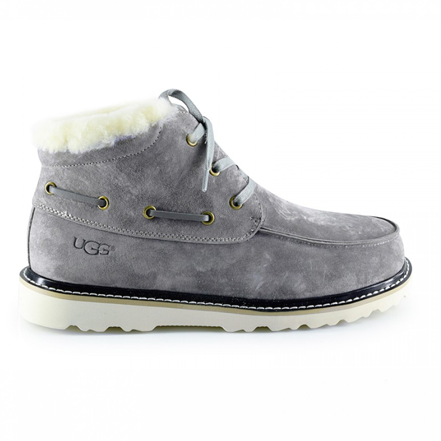 Купить мужские ботинки с мехом серые UGG Mens Ailen Grey Violet за 12490руб в интернет-магазине UGGI-UGG