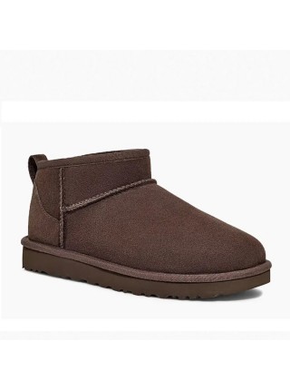 Мужские угги ультра-мини коричневые UGG Classic Ultra Mini Chocolate