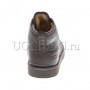Мужские угги ботинки серые кожаные UGG Men Mini Neumel New Leather Grey