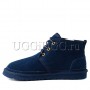 Мужские угги ботинки синие UGG Men Mini Neumel New Navy