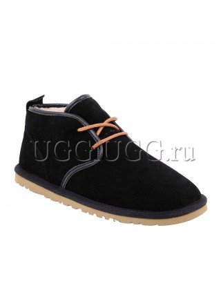 Черные мужские угги ботинки UGG Mens Maksim Black