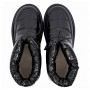 Черные глянцевые дутики UGG Classic Mini Blow Black