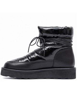 Черные дутики UGG Classic Mini Blow Black