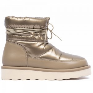 Золотистые дутики UGG Classic Mini Blow Gold