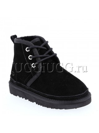 Детские угги ботинки черные UGG Kids Neumel II Boot Black