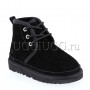 Ботинки угги для мальчика черные на шнуровке UGG Kids Neumel II Boot Black