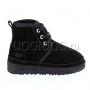 Ботинки угги для мальчика черные на шнуровке UGG Kids Neumel II Boot Black