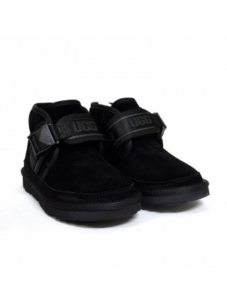 Детские ботинки черные UGG Kids Neumel Snapback Black
