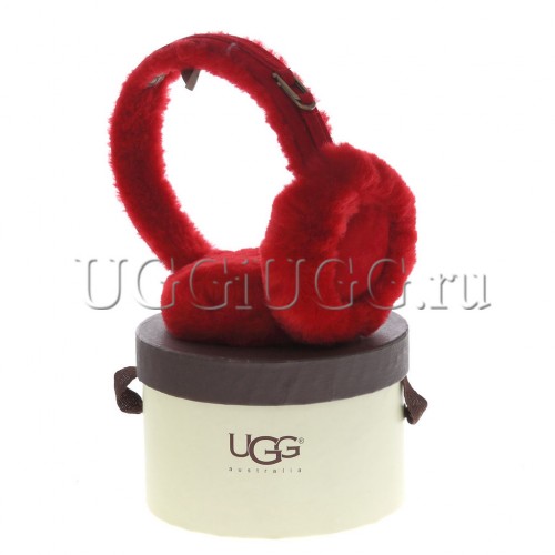 Меховые наушники UGG Earmuff Red
