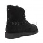 Женские угги ботинки черные UGG Quincy Boot Black