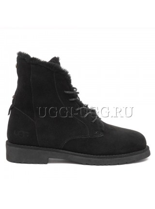 Угги ботинки черные UGG Quincy Boot Black