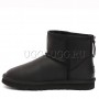 Черные мужские угги на молнии мини UGG One Zip Mini Boot Mens Black