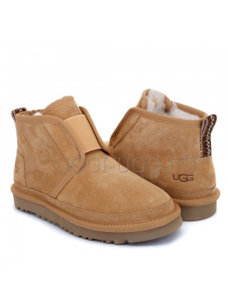 Женские ботинки угги каштановые UGG Neumel Flex Boot Chestnut