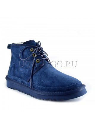 Женские ботинки угги синие UGG Neumel Boot Navy