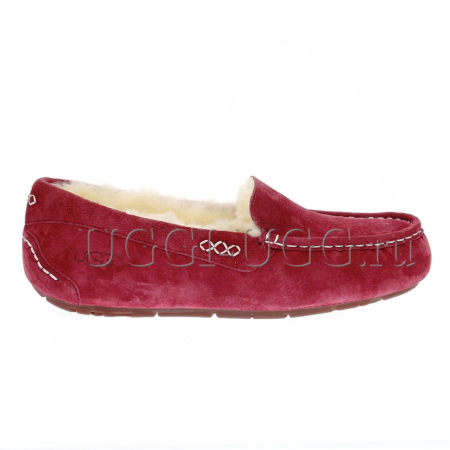 ugg moccasins red