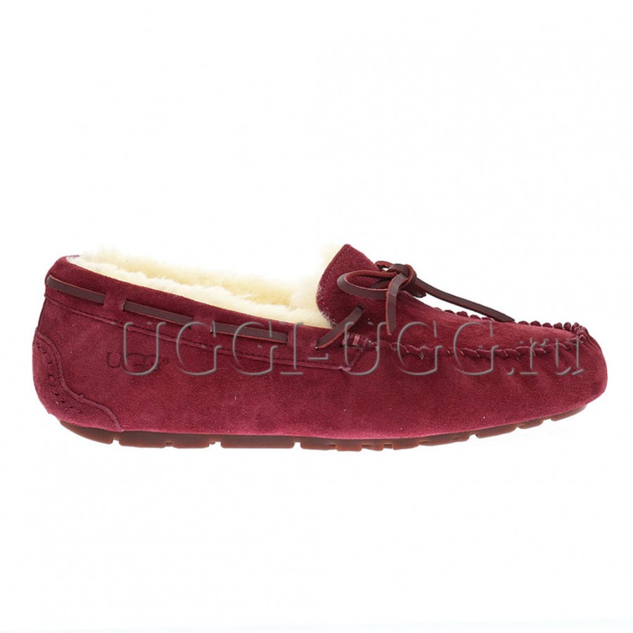 ugg moccasins red