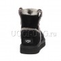 Женские угги мини черные UGG Classic Mini Speel Seam Black