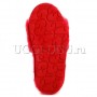 Тапочки угги красные открытые UGG Fluff Slide Watermelon Red