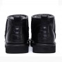 Мужские кожаные угги UGG Mens Classic Ultra Mini Leather Black