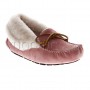 Женские мокасины угги высокие розовые UGG Moccasins Alena Pink