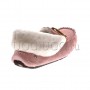 Женские мокасины угги высокие розовые UGG Moccasins Alena Pink