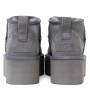 Ультра-короткие угги на платформе серые UGG Classic Ultra Mini Platform Grey