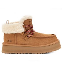 Ботильоны каштановые UGG Funkarra Cabin Cuff Chestnut