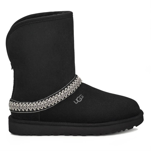 Черные сапоги UGG Classic Short Crescent Black