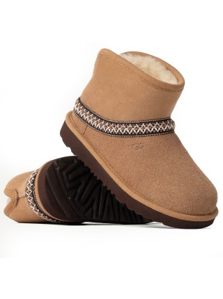 UGG Classic Mini Crescent Chestnut