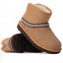 Каштановые сапоги мини UGG Classic Mini Crescent Chestnut