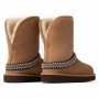 Каштановые сапоги UGG Classic Short Crescent Chestnut