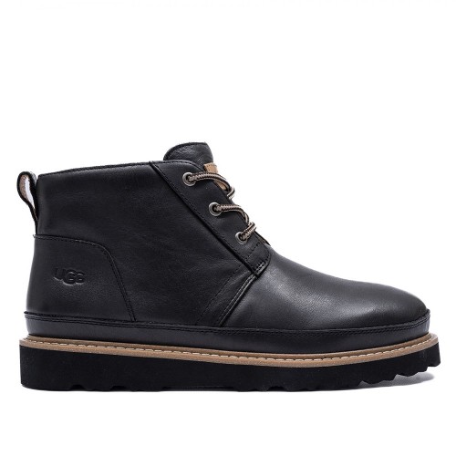 Мужские ботинки черные UGG Mens Neumel Gentleman Leather Black