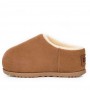 Каштановые тапочки на платформе UGG Pumped Slide Chestnut