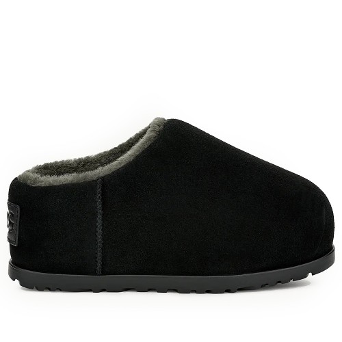 Черные тапочки на платформе UGG Pumped Slide Black