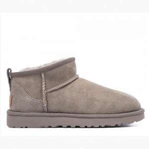 Дымчатые угги ультра мини UGG Classic Ultra Mini Smoke