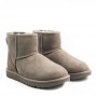 Женские дымчатые угги мини UGG Classic II Mini Smoke