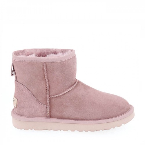 Женские мини угги розовые UGG Classic Mini II Dusk