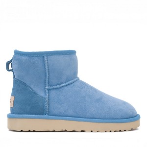 Женские мини угги голубые UGG Classic Mini II Fresh Air