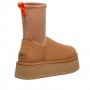 Высокие ботинки на платформе UGG Classic Dipper Chestnut