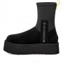 Черные ботинки на платформе UGG Classic Dipper Black