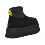 Черные ботильоны на платформе UGG Classic Mini Dipper Black